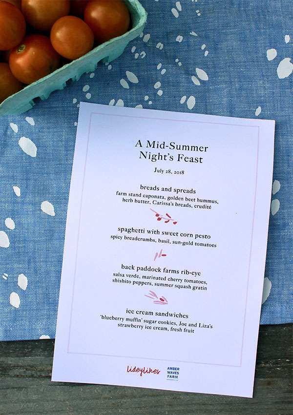midsumer menu 2