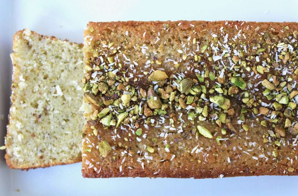 Beet and Pistachio Loaf Cake - Zesty South Indian Kitchen