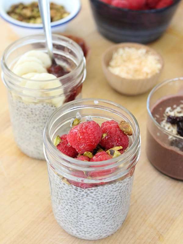 PB & J Overnight Chia Pudding — Chia Leah